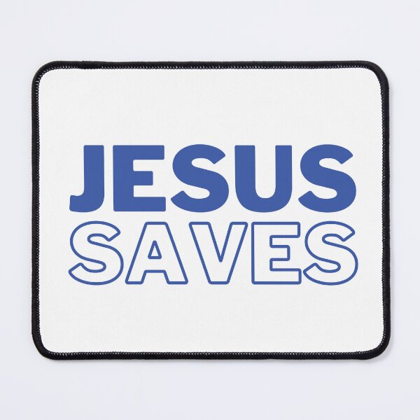 Item preview, Jesus Saves | Blue designed and sold by KarolinaPaz.