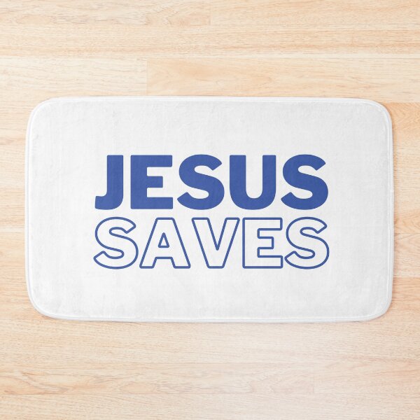 Item preview, Jesus Saves | Blue designed and sold by KarolinaPaz.
