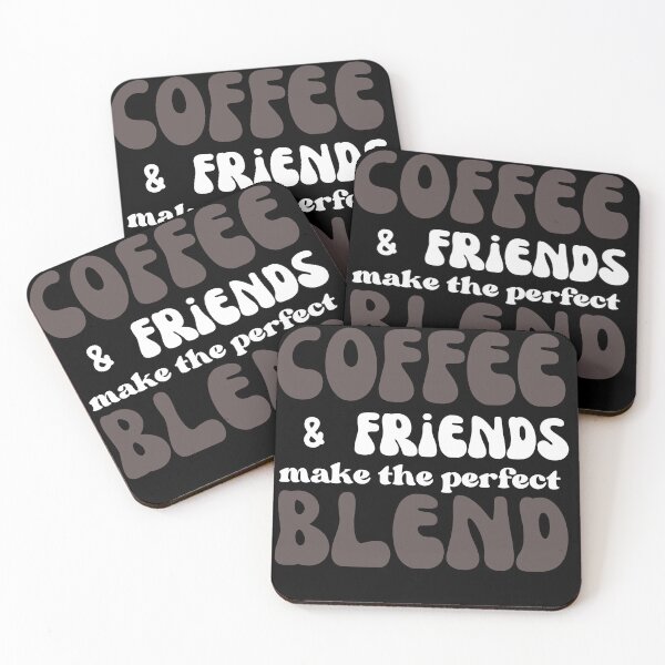 Item preview, Coffee and friends make the perfect blend - typography design designed and sold by Rsagur12.