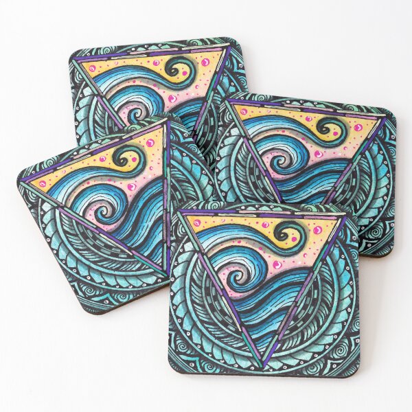 Item preview, Water Element Mandala  designed and sold by mayescol.