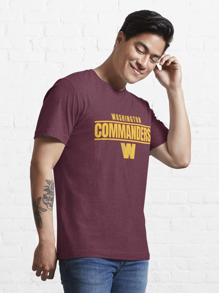 Washington Commandos T-Shirt, Washington Football T-Shirt, Men's Washington  Football Shirt