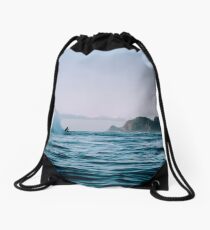 Surfing Drawstring Bag
