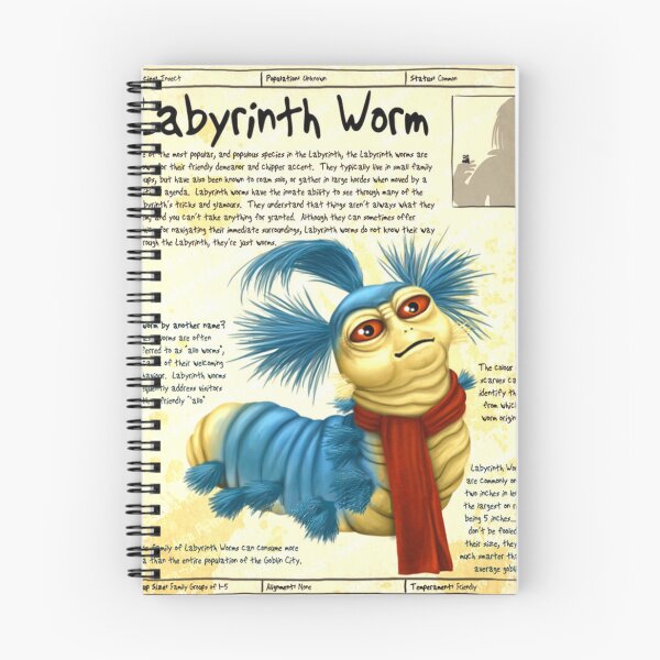 Item preview, Labyrinth Worm  designed and sold by Fools-and-Fools.