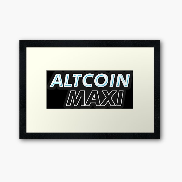Artikel-Vorschau von Altcoin Maxi - Edles, lustiges Design für Altcoin-Maximalisten, designt und verkauft von TeeTimeShirts.