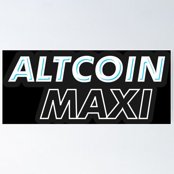 Artikel-Vorschau von Altcoin Maxi - Edles, lustiges Design für Altcoin-Maximalisten, designt und verkauft von TeeTimeShirts.