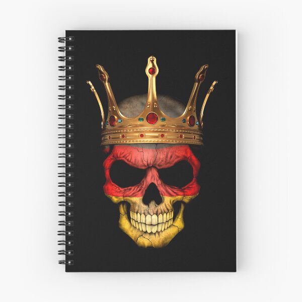Item preview, German Flag Skull with Crown designed and sold by JeffBartels.