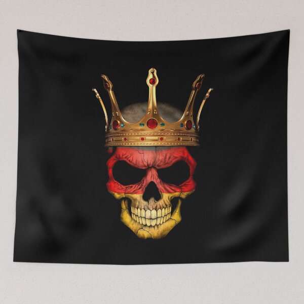 Item preview, German Flag Skull with Crown designed and sold by JeffBartels.