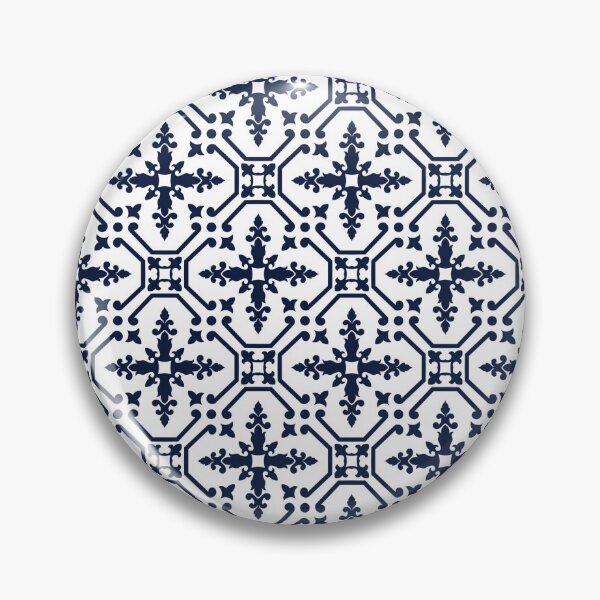 Item preview, Blue and White Portuguese Tile, Traditional Portuguese Tiles Seamless, Portuguese Tiles Pattern Design, Portuguese Tiles Azulejos designed and sold by Paintcorner.