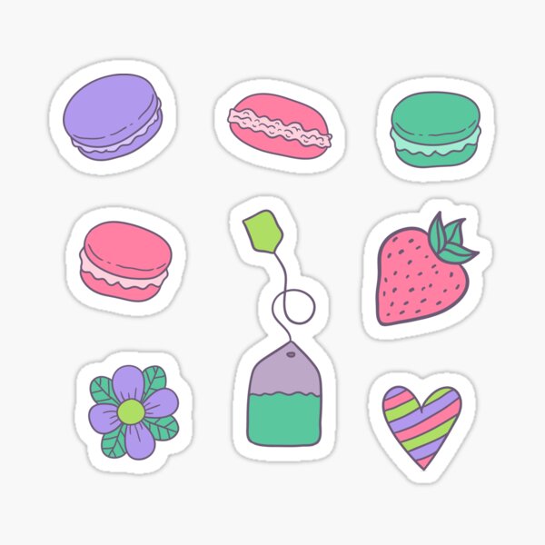 Item preview, Macarons and flowers designed and sold by kostolom3000.