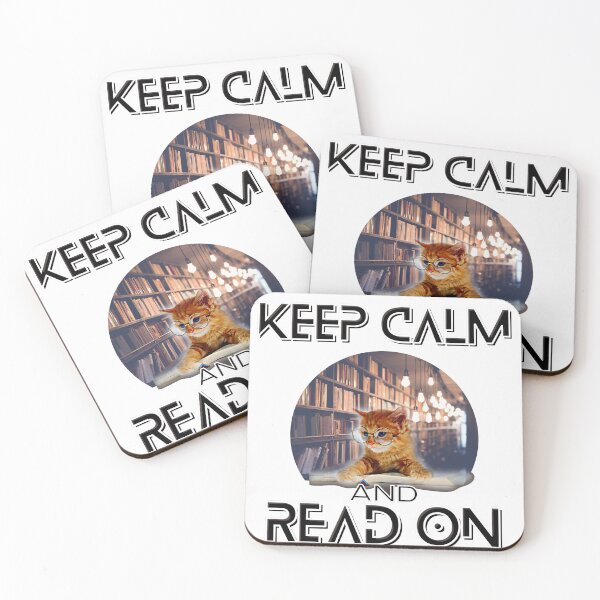 Item preview, keep calm and read on designed and sold by JAdotdotDesigns.