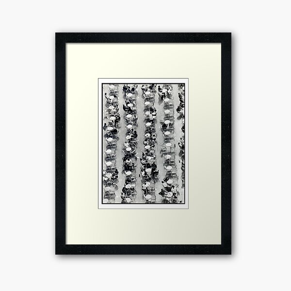 Coffee Drops Framed Art Print