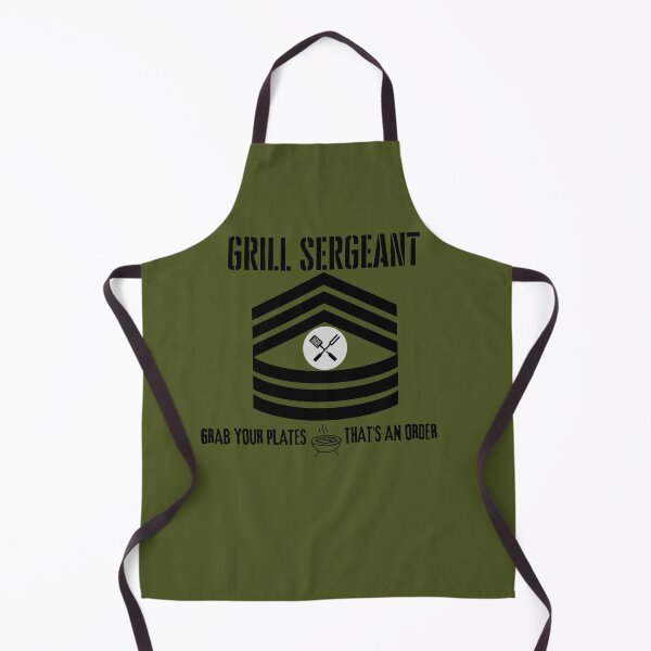 Item preview, Grill Sergeant Funny Backyard BBQ Father's Day Memorial Day Weekend designed and sold by Purple Fern Art.