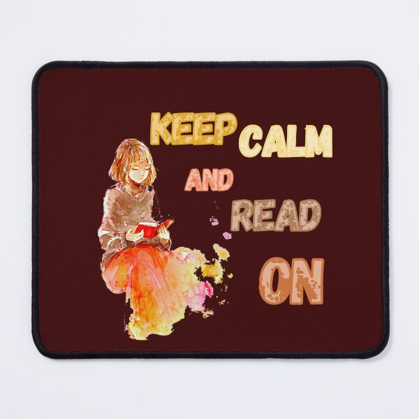 Item preview, keep calm and read on designed and sold by JAdotdotDesigns.