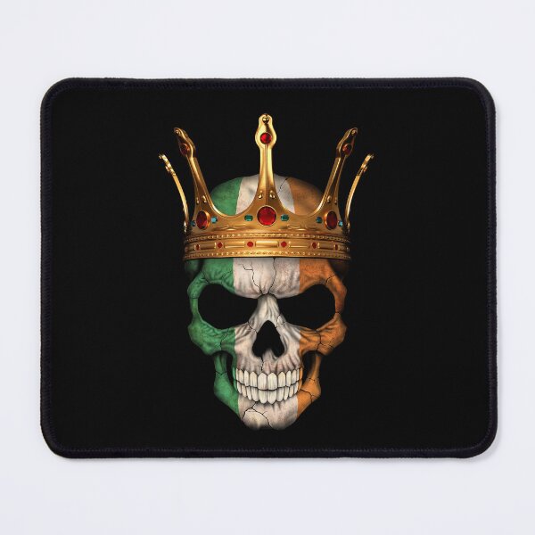 Item preview, Irish Flag Skull with Crown designed and sold by JeffBartels.