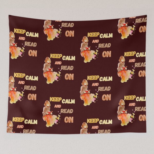 Item preview, keep calm and read on designed and sold by JAdotdotDesigns.