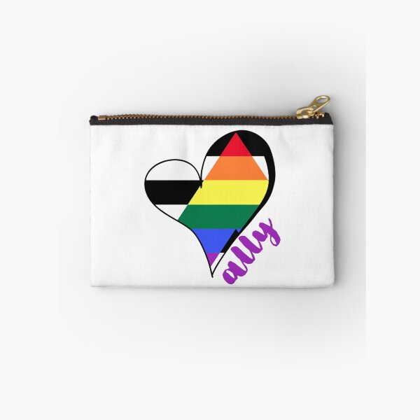 Item preview, LGBTQ+ Ally Rainbow Pride Flag - Equality Rights for LGBT Heart  designed and sold by BeebsAndNugget.