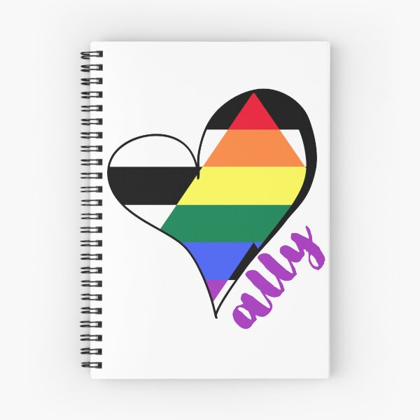 Item preview, LGBTQ+ Ally Rainbow Pride Flag - Equality Rights for LGBT Heart  designed and sold by BeebsAndNugget.