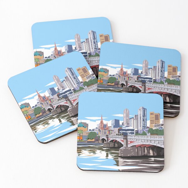 Item preview, Princes Bridge, Melbourne designed and sold by Art by Ira.