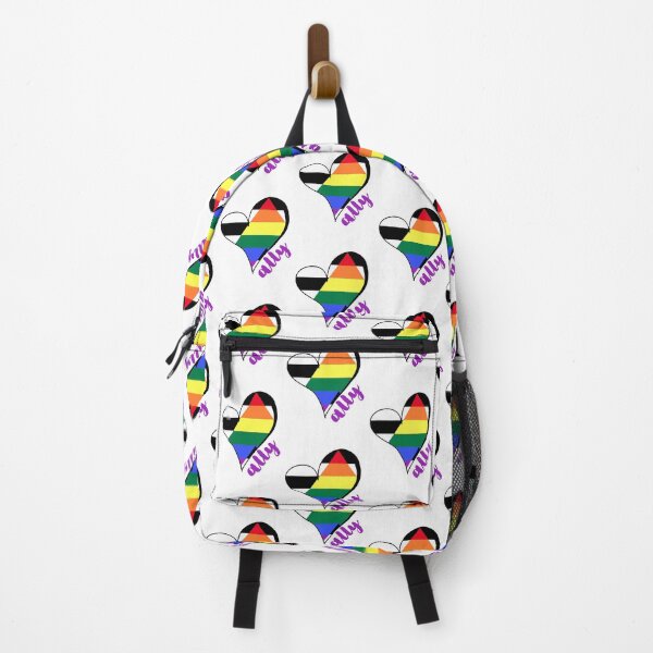 Item preview, LGBTQ+ Ally Rainbow Pride Flag - Equality Rights for LGBT Heart designed and sold by BeebsAndNugget.