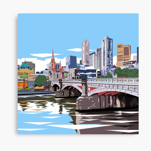 Item preview, Princes Bridge, Melbourne designed and sold by Ira Mitchell.