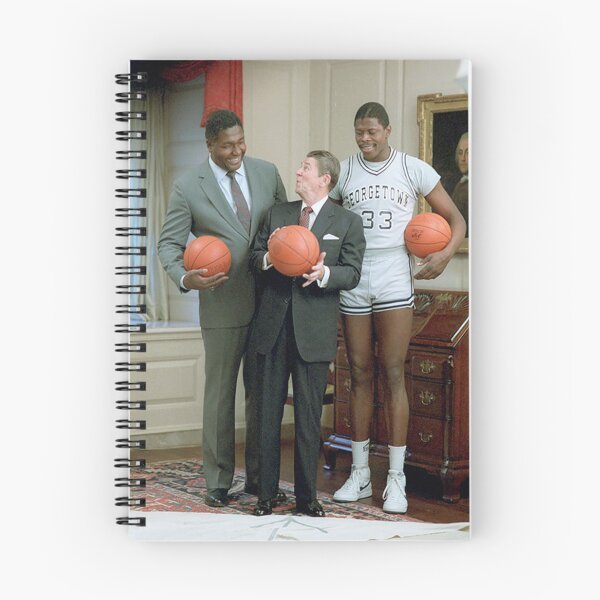 Item preview, John Thompson con Ronald Reagan, Patrick Ewing designed and sold by OnlyC.