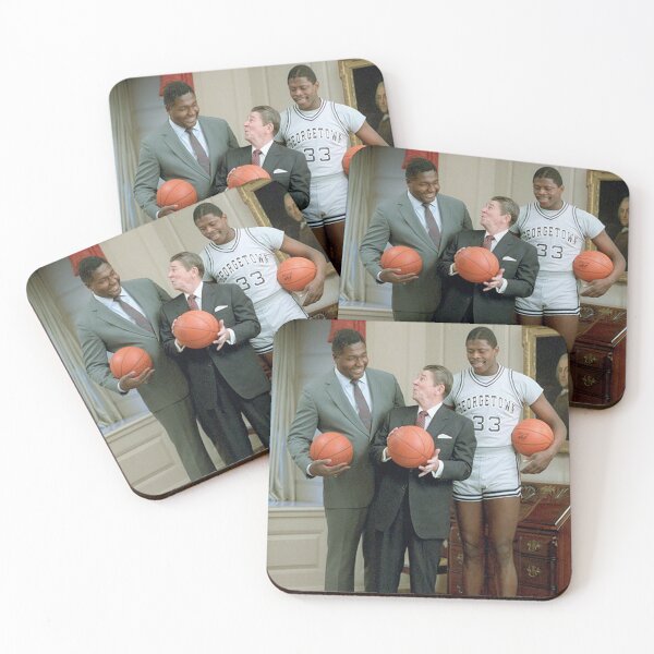 Item preview, John Thompson with Ronald Reagan, Patrick Ewing designed and sold by OnlyC.