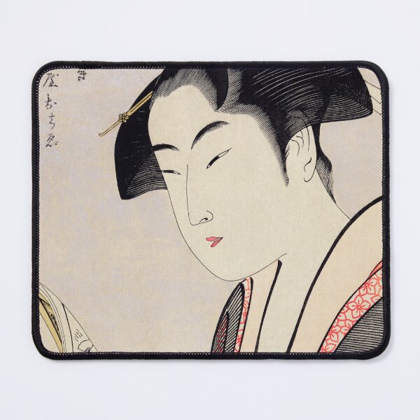 Item preview, Traditional Beautiful Japanese Lady Kobikicho Arayashiki Koiseya Ochie.Utamaro Kitagawa(1753-1806) designed and sold by metaweb.