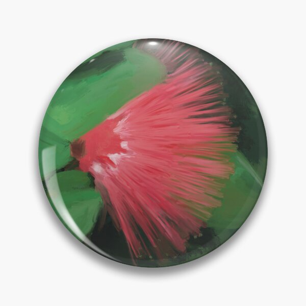 Item preview,  ‘Ōhi’a Lehua flower - digital painting designed and sold by NJartbyNJacobson.