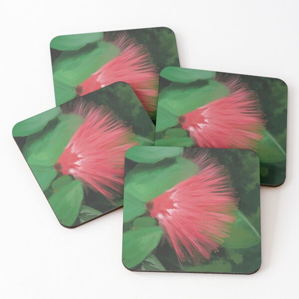Item preview,  ‘Ōhi’a Lehua flower - digital painting designed and sold by NJartbyNJacobson.