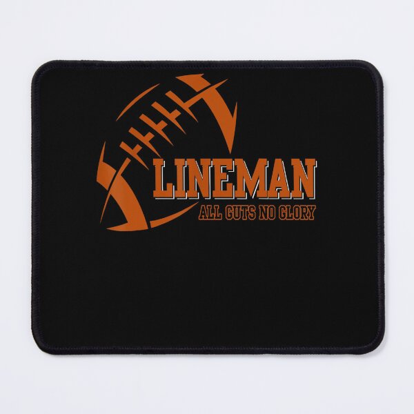 Item preview, Lineman All Cuts No Glory Football designed and sold by JeffPriapiStore.