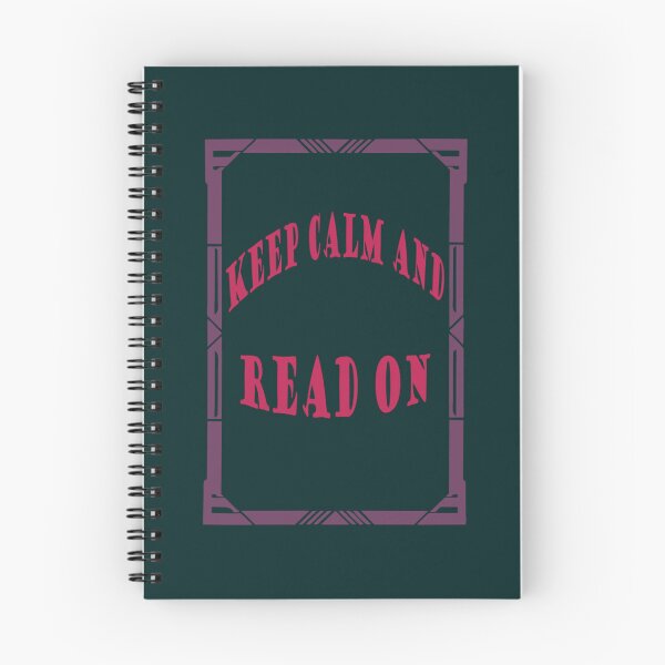 Item preview, Keep Calm And Read On                                    designed and sold by BlueOceanT.