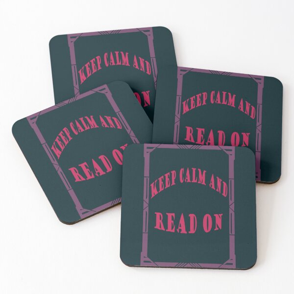 Item preview, Keep Calm And Read On                                    designed and sold by BlueOceanT.
