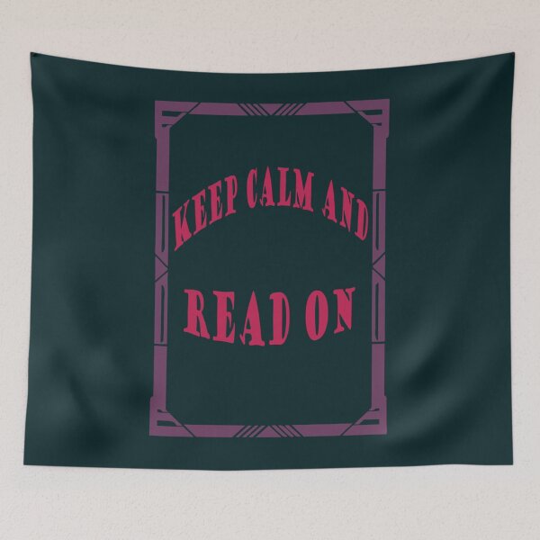 Item preview, Keep Calm And Read On                                    designed and sold by BlueOceanT.