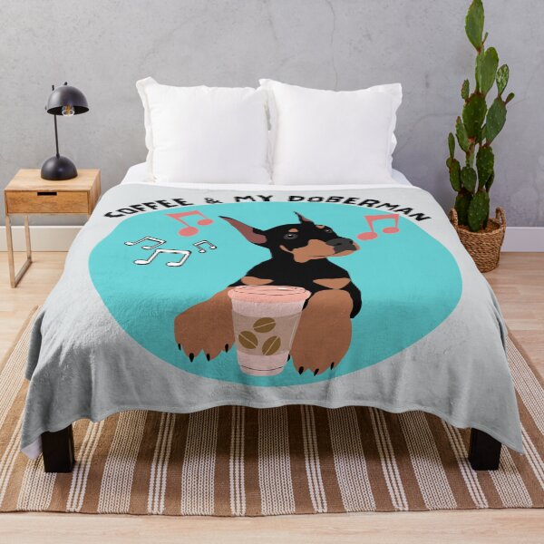 Item preview, Coffee And My Doberman designed and sold by BronikowskiART.