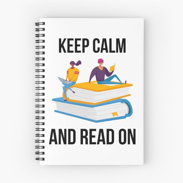 Item preview, Keep Calm And Read On                                   designed and sold by BlueOceanT.