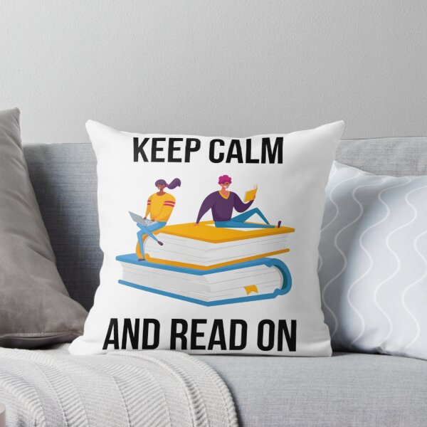 Item preview, Keep Calm And Read On                                   designed and sold by BlueOceanT.