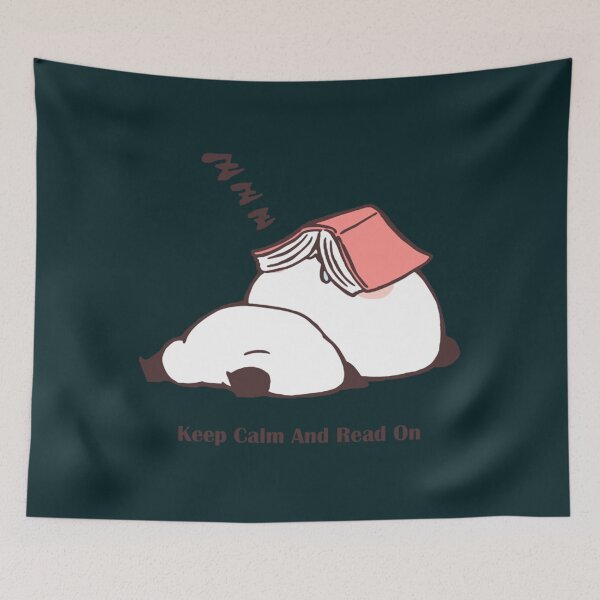 Item preview, Keep calm and read on                                 designed and sold by BlueOceanT.