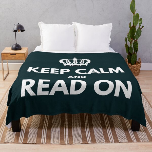 Item preview, Keep Calm And Read On designed and sold by BlueOceanT.