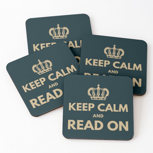 Item preview, Keep Calm And Read On                          designed and sold by BlueOceanT.
