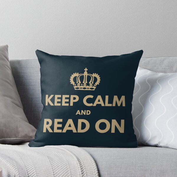 Item preview, Keep Calm And Read On                          designed and sold by BlueOceanT.