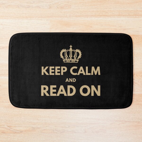 Item preview, Keep Calm And Read On                          designed and sold by BlueOceanT.