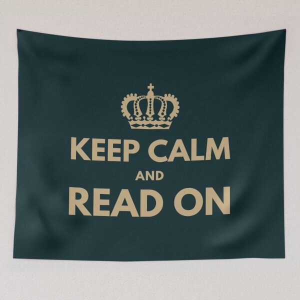 Item preview, Keep Calm And Read On                          designed and sold by BlueOceanT.