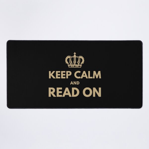 Item preview, Keep Calm And Read On                          designed and sold by BlueOceanT.