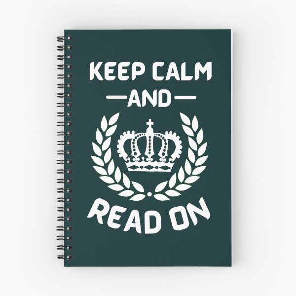 Item preview, Keep Calm And Read On                         designed and sold by BlueOceanT.