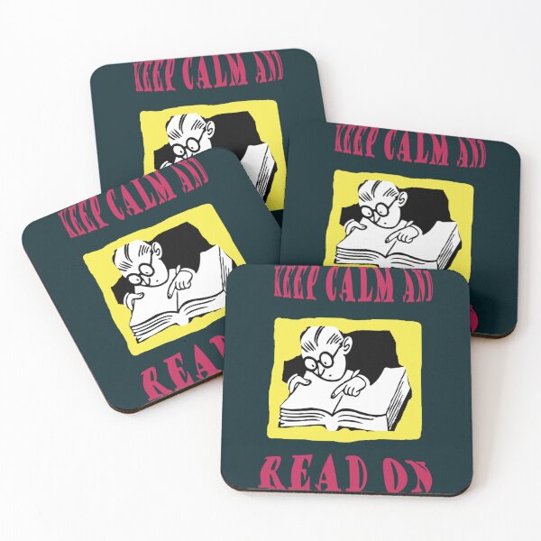 Item preview, Keep Calm And Read On                        designed and sold by BlueOceanT.