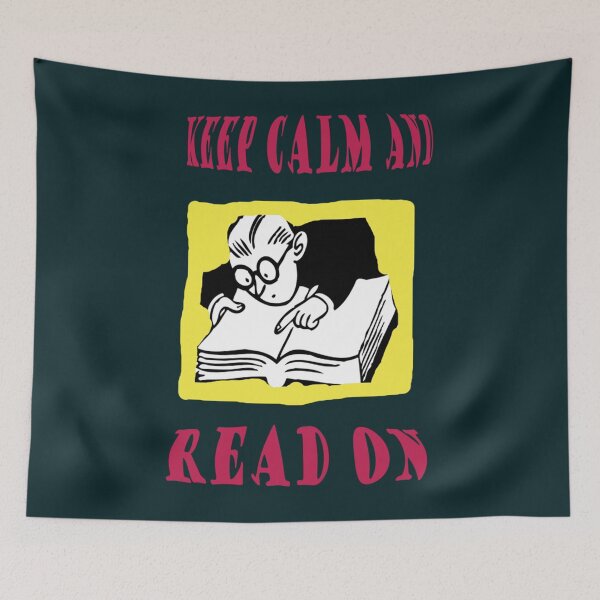 Item preview, Keep Calm And Read On                        designed and sold by BlueOceanT.