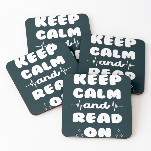 Item preview, keep calm and read on                       designed and sold by BlueOceanT.