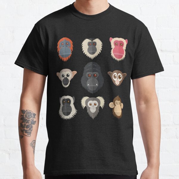 Item preview, Monkey Chimpanzee Gorilla Spider Monkey Squirrel Monkey designed and sold by CharlesHarden43.
