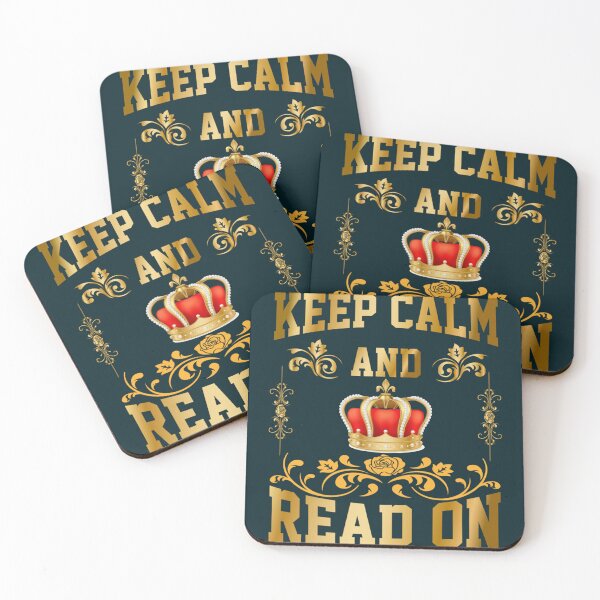 Item preview, keep calm and read on              designed and sold by BlueOceanT.