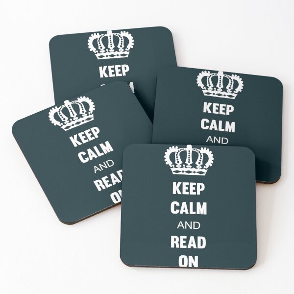 Item preview, Keep Calm and read on             designed and sold by BlueOceanT.